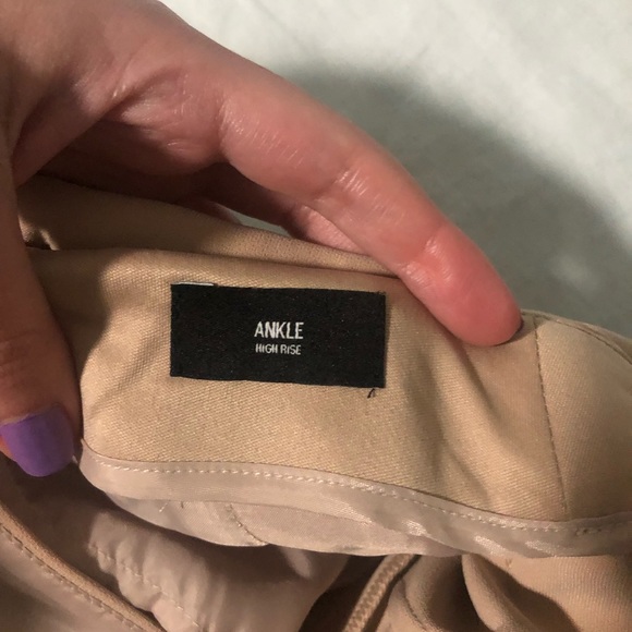 Super High Belted Waisted Ankle Pant - Picture 10 of 10